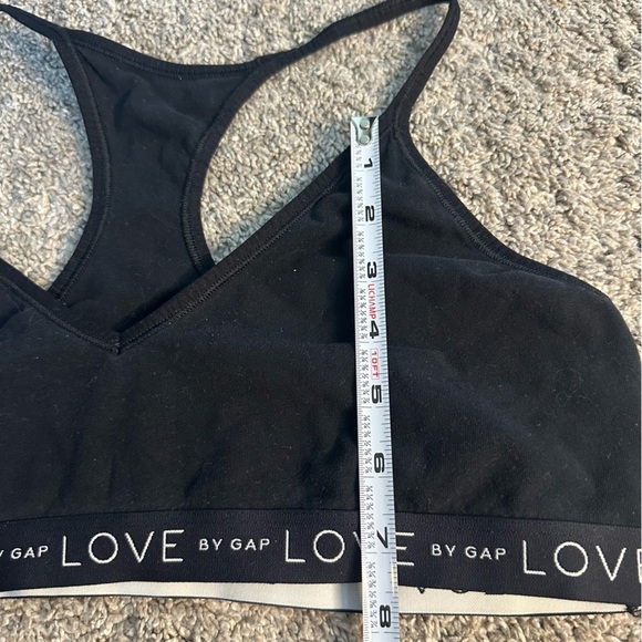 GAP LOVE White Stretch Cotton Bralette XL Set of 2! Black gray pullover Bra soft - Picture 11 of 12